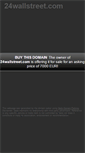 Mobile Screenshot of 24wallstreet.com