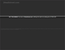 Tablet Screenshot of 24wallstreet.com